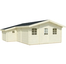 Trädgårdshus PALMAKO Emily inkl. golv, fönster 49m² (39,2m²) 640x760cm obehandlad