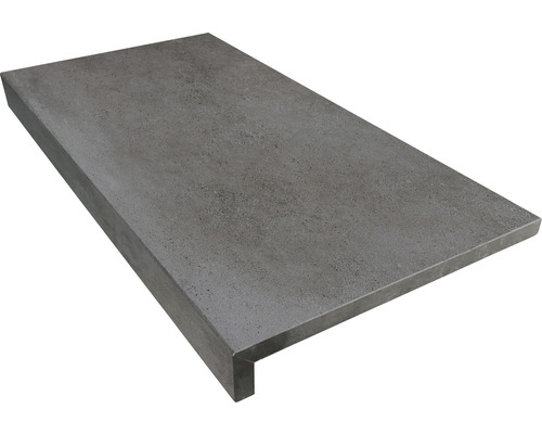 Poolsarg FLAIRSTONE kantsten betongantracit rak kant 60 x 15 x 5 cm