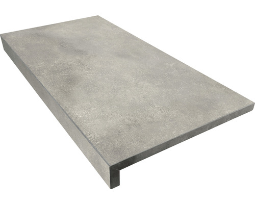 Poolsarg FLAIRSTONE kantsten betonggrå rak kant 60 x 15 x 5 cm