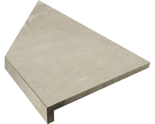 Poolsarg FLAIRSTONE innerhörn betongbeige rak kant 60 x 15 x 5 cm