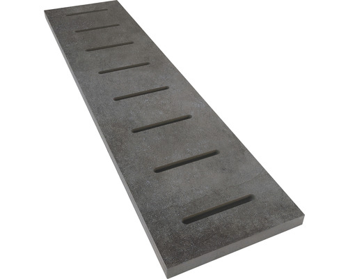 Poolsten FLAIRSTONE avrinning betongantracit rak kant 60 x 15 x 2 cm