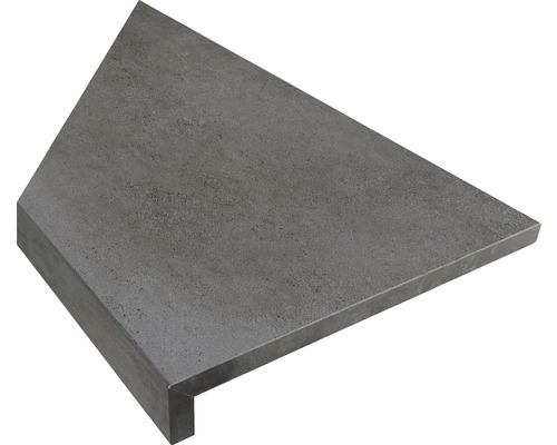 Poolsarg FLAIRSTONE innerhörn betongantracit rak kant 60 x 15 x 5 cm