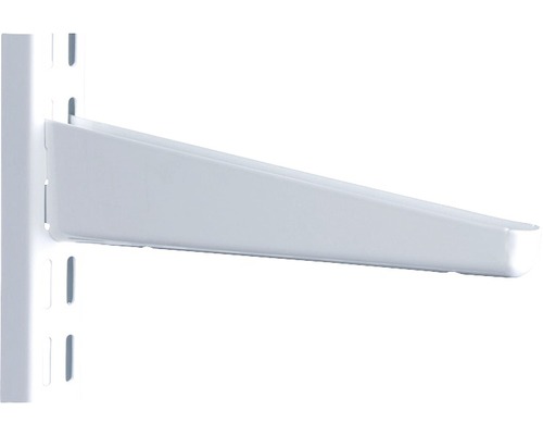 Sparringkonsol ELFA 370mm med urtag för klädstångshållare vit, 413715-0