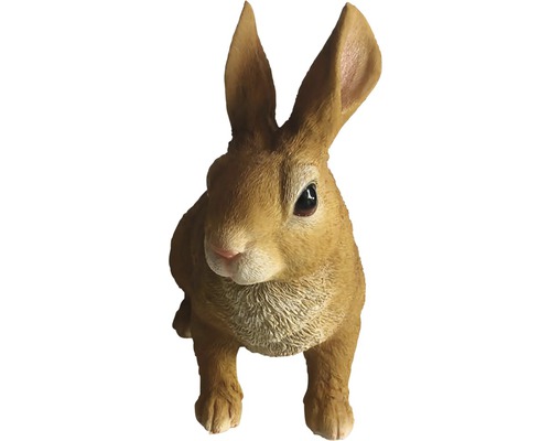 Dekorationsfigur LAFIORA hare stående 31cm brun