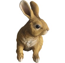 Dekorativ kaninfigur för trädgården