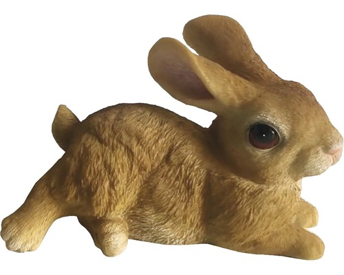 Dekorationsfigur LAFIORA hare liggande 10,2cm brun