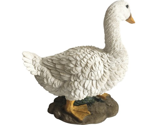 Dekorativ gåsfigur för trädgården