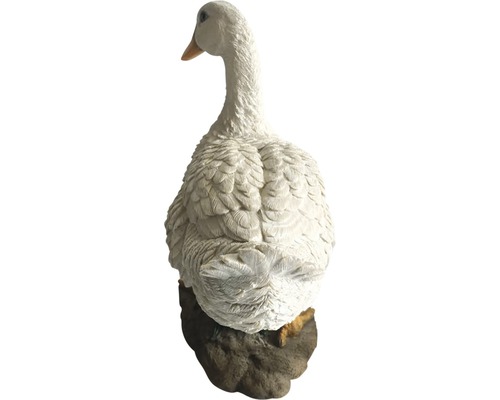 Trädgårdsfigur gås av konststen