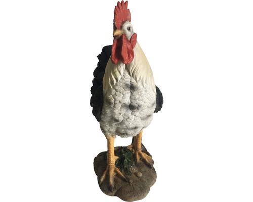 Dekorativ tupp av konstgjord harts för trädgården