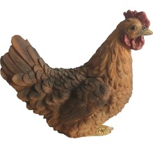 Dekorativ kycklingfigur för trädgården