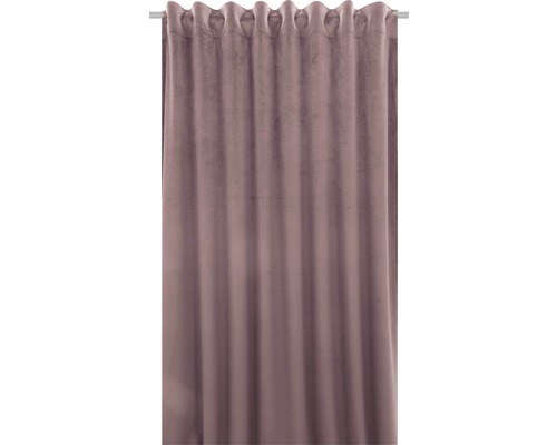Sammetsgardin Velvet m. veckband rosa 140x280cm Sammetsgardin Velvet m. veckband rosa 140x280cm