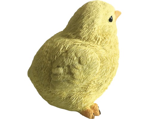 Gul kyckling som trädgårdsdekoration