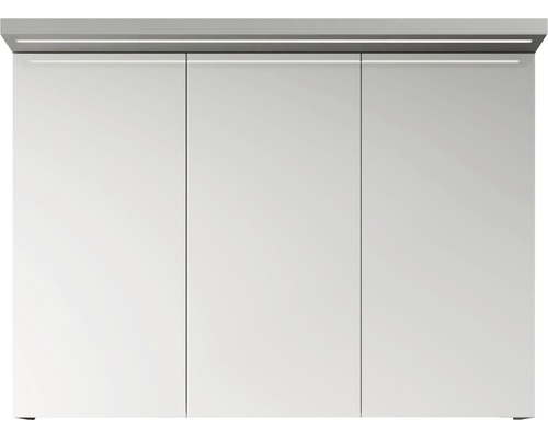 Spegelskåp HAFA Store LEDprofil grå 1000