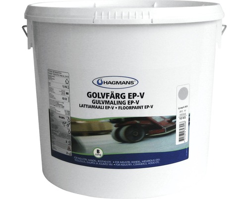 Golvfärg HAGMANS EP-V 5003 ljusgrå 10kg Hink golvfärg EP-V från Hagmans