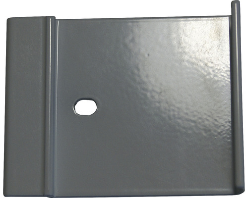 Metallhyllkonsol med hål