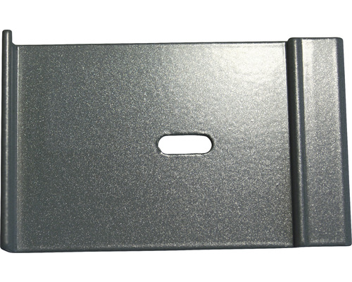 Metallfäste med slits