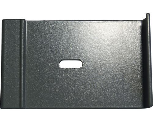 Monteringsplatta av metall med urtag