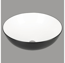 Tvättställ i keramik med rund design