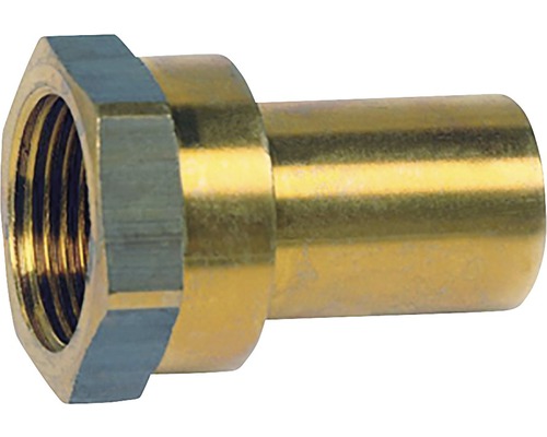 VATETTE Adapter invändig gänga G15x22 2436605 Rörmuff i mässing