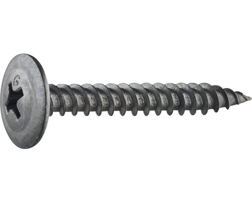 Plåt-och montageskruv GRABBER 4,2x32mm C4 250-pack G33UK Grå skruv med försänkt huvud och gänga