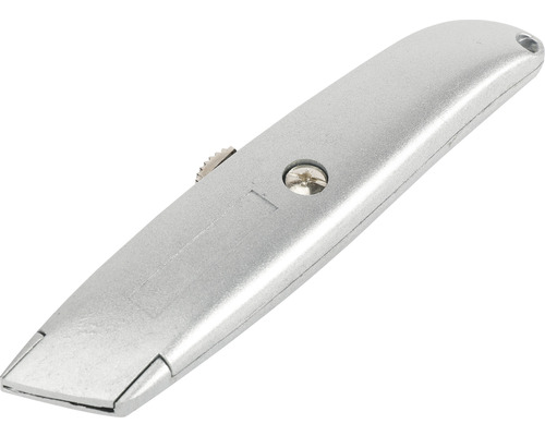 Brytkniv med metallhölje och bladreglage