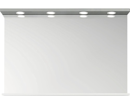 Spegel med belysning HAFA Store LED spots grå 1200 mm