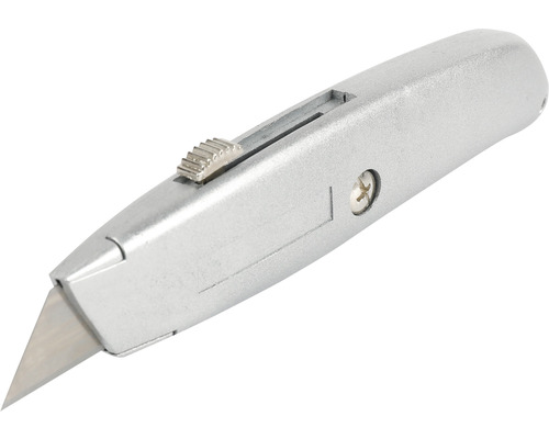 Skärmaskin med metallhölje och utdragbart blad