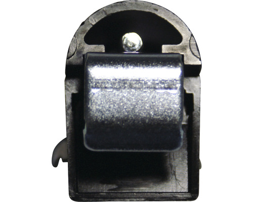 Sidostyrprofil för rullgardin med metallinsats