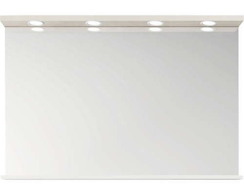 Spegel med belysning HAFA Store 1200 askmönster 120x70 cm LED-spots IP24