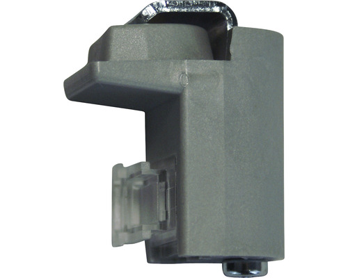 Fönsterhandtagsfäste av plast och metall