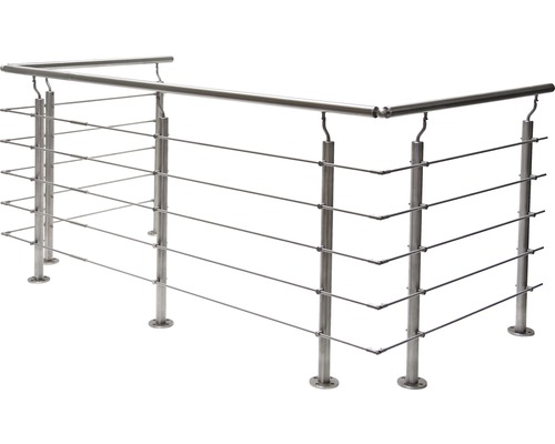 Räcke PERTURA hestia U-form golvmontering 3 m