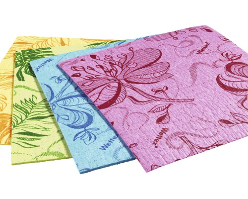 Flera Wettextrasor med blommönster