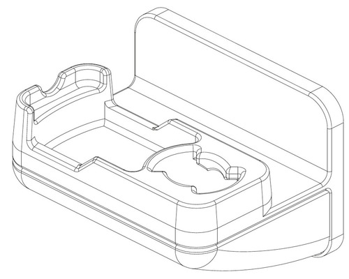 Väggfäste för dammsugare