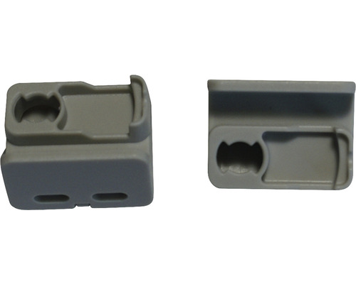 Grå rullgardinsupprullare i två vyer