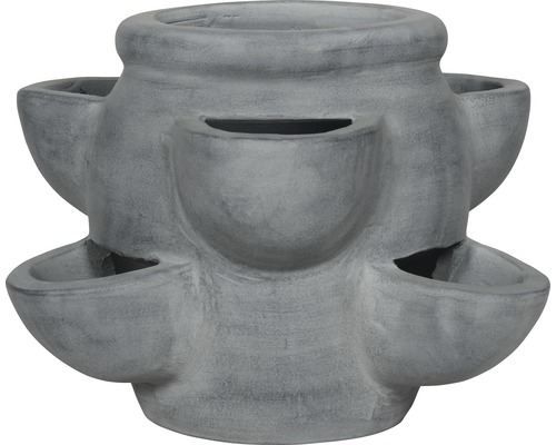 Jordgubbskruka LAFIORA Terrakotta Ø36x26cm grå Jordgubbskruka LAFIORA Terrakotta Ø36x26cm grå