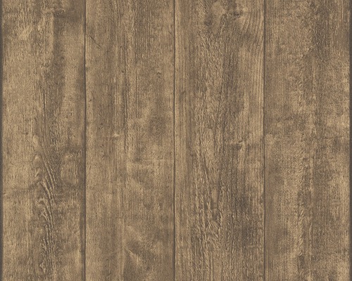 Tapet A.S. CÉATION Wood'n Stone träbrun 7088-23 Tapet med träplankmönster