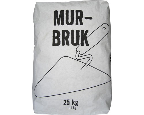 Murbruk HB 25 kg Säck murarbruk med 25 kilograms innehåll
