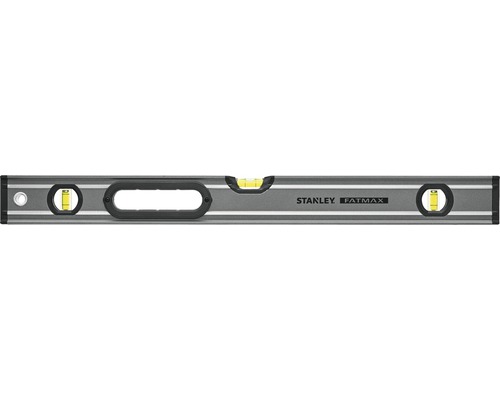 Vattenpass med libeller och Stanley Fatmax logotyp
