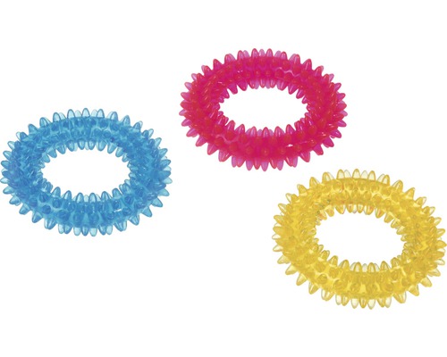 Hundleksak KARLIE igelkottring 9cm blandade färger Hundleksak KARLIE igelkottring 9cm blandade färger