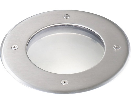 Rund infälld markspotlight av rostfritt stål
