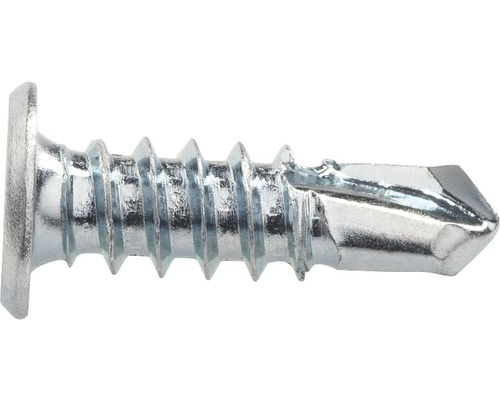 Plåt-och montageskruv GRABBER självborrande 4,8x16mm förzinkad C1 250-pack THS16ZK Metallborrskruv med försänkt huvud