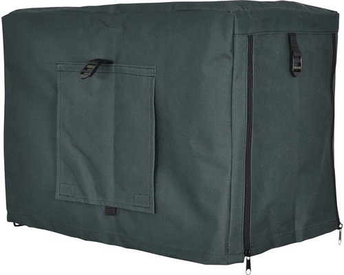 Skyddshölje för hundbur med dragkedja och fönster