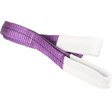 Lila lyftögla av polyester med öglor