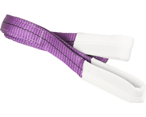 Lila lyftögla av polyester med öglor