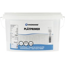 Hagmans Plåtprimer i en vit hink, 4 liter