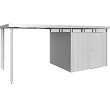 Metallförråd med carport