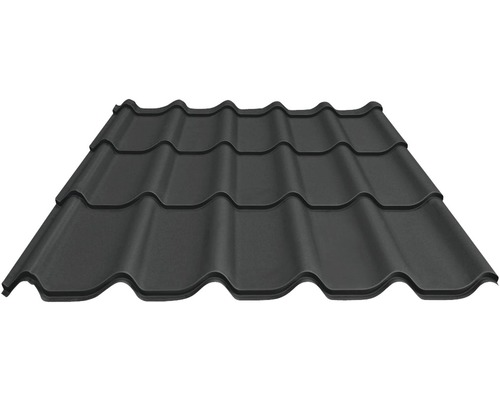 Takpanneplåt PRECIT antracit 1100x1170x0,5 mm Takpanneplåt PRECIT antracit 1100x1170x0,5 mm