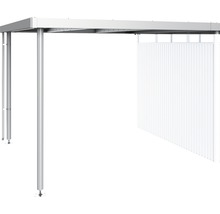 Sidotak BIOHORT för High Line H5 282x315cm silver-metallic