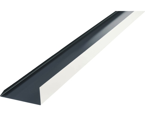 Vindskiveplåt PRECIT antracitgrå RAL 7016 1000 x 100 mm Vinkelprofil av metall