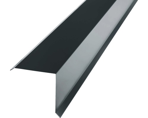 Vindskiveplåt PRECIT för takpanneplåt antracitgrå RAL 7016 1000 x 95 x 100 mm